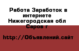 Работа Заработок в интернете. Нижегородская обл.,Саров г.